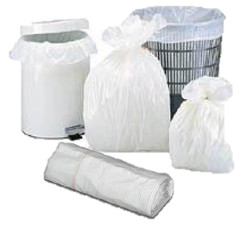 SP 10L / HD BLANC - Carton de 20 rouleaux de 50 sacs poubelle 10L haute  densité